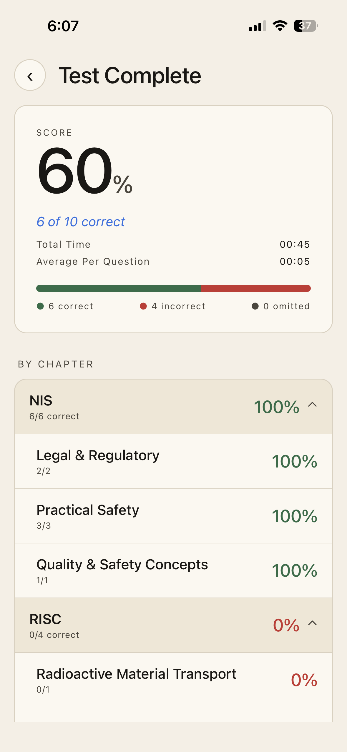 Test complete